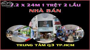 Top nhà vị trí đẹp 7.2 x 24m 1 trệt 3 lầu Hai Bà Trưng Q3 TP.HCM