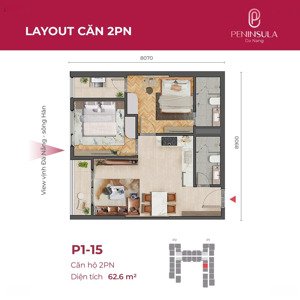 cần sang nhượng gấp căn 2pn giá tốt- sở hữu lâu dài - sổ hồng từng căn