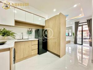 CHO THUÊ CĂN HỘ CAO CẤP STUDIO TÁCH BẾP CMT8 P5 TÂN BÌNH - GẦN KHU K300, ETOWN.