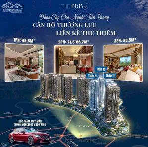 THE PRIVE CUỘC SỐNG THƯỢNG LƯU RIÊNG TƯ -3 MẶT VIEW SÔNG - TRUNG TÂM SAIGON