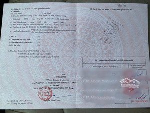 bán đất 304m2 tại xã vô tranh, lục nam, bắc giang, giá 580 triệu