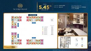 bán gấp căn hộ victoria village 2phòng ngủ 2wc 67m² victoria village thanh toán trước 4 tỷ