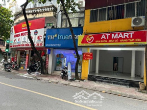 bán nhà mặt phố vương thừa vũ vỉa hè rộng sổ nở hậu đang cho ngân hàng thuê
