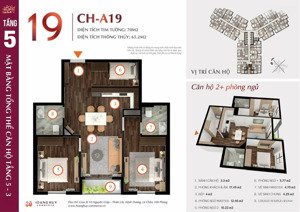 bán căn hộ 2,5 pn mã ch19 chung cư hoàng huy commerce - võ nguyên giáp - lê chân - hải phòng