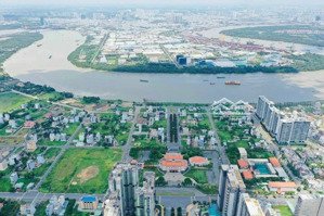 mặt tiền trương văn bang được xây dựng 1 hầm, 7 tâng phù hợp cao ốc văn phòng. dt 16x21m, sổ hồng