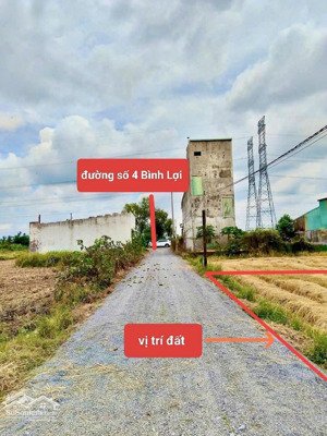 8 nền liền kề xã hoà khánh đông huyện đức hoà long an 5 x 43m, sổ sẵn full thổ