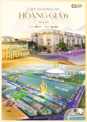 cần chuyển nhượng gấp căn song lập hoàng gia 6. vinhomes golbal gate
