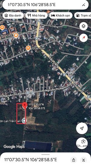 bán 2743,4m2 nguyễn thị rành củ chi đường 7m giá chỉ 5.8tr/m(16.5tỷ tl) lh 