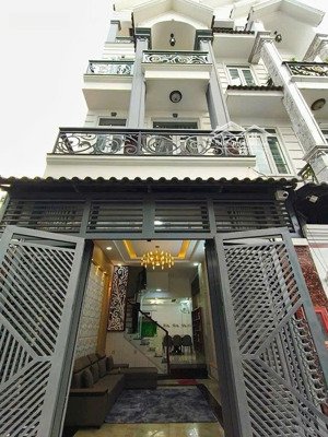 nhà 4 tầng 4x13m sổ vuông đẹp, hẻm xe hơi tới nhà, khu phân lô cao tầng quang trung phường 8 gò vấp