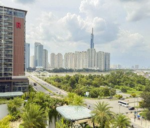 thủ thiêm zeit river cho thuê căn hộ tầng thấp với 2 phòng ngủ view sông saigon và landmark 81