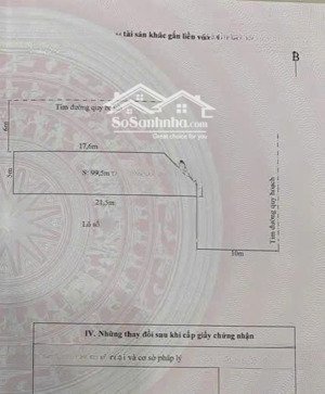 siêu phẩm lô góc đường 20m đất tái định cư đường dứa (c581) d.tích: 99,5m (ngang 5 x 19,9) - hướng