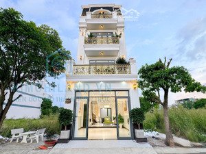 bán nhà phố tân cổ điển huỳnh tấn phát, nhà bè gần quận 7, 5x16,5m, 9.8 tỷ