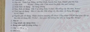 bán đất mai đình, sóc sơn, diện tích 93.6 m2, trong đó có 55m2 thổ cư, gần sân bay, kcn nội bài