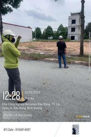 bán đất nền trung tâm hành chính, chợ bàu bàng. dt 150m2 full thổ cư, giá 1 tỷ 890 bao sổ.