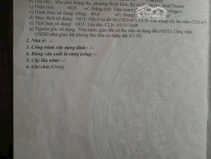 chủ ngộp bán nhà gác lửng đông ba, bình hòa dt 80m giá 3,08 tỷ tl