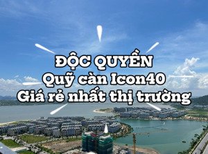 độc quyền - quỹ căn studio icon40 view biển giá từ 1tỷ550 - 2pn view biển giá từ 2tỷ850
