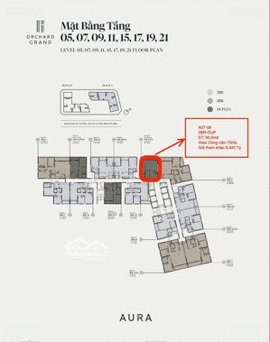 orchar grand căn duplex 2pn view trực diện hồ công viên capitaland đầu tư, ở thì tăng giá mạnh mẽ