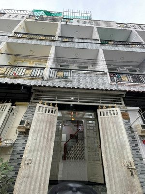 nhà lô nhì huỳnh tấn phát 40m2 gồm 4 tầng lầu hẻm 6m xe hơi thông thoáng.