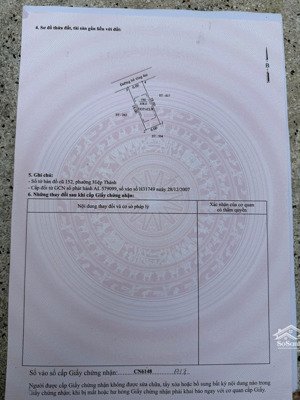 bán gấp đất 6x18m tại đường 1, hiệp thành, thủ dầu một, bình dương, giá 2,65 tỷ. ngay kế chợ.