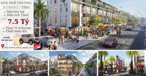 shophouse thương mại 2 mặt tiền mặt đường 50m 75m², 4 tầng, giá tốt, tặng 70tr + cơ hội trúng vf3