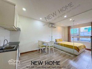 căn hộ cho thuê 1pn vách ngăn, cửa sổ lớn thang máy q1 kế cv lê văn tám, cầu ba son, nhà thờ đức bà