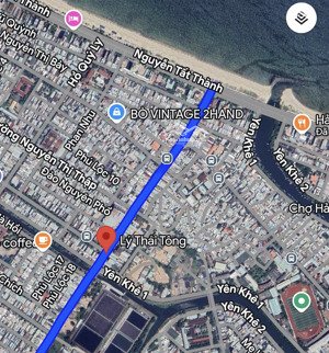 lô góc 2 mặt tiền đường 15m lý thái tông - thông biển nguyễn tất thành