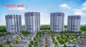 bán ch 2pn1wc | 50m | giá tốt 3,16 tỷ | westbay | nhà đẹp nhất khu