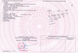 chính chủ căn hóa sơn 10, hướng nam, ngang 6m dài 20m