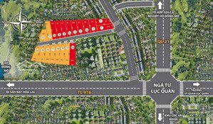 cơ hội đầu tư đất nền hòa lạc vốn chỉ từ 1x tỷ, ngay ngã 4 lục quân, sát quốc lộ 21a