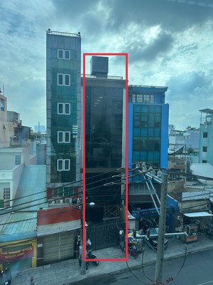 toà nhà mặt tiền lê quang định phường 14 bình thạnh - dt 7(8m)x42m -7 tầng - hđt 150tr/th. bán 77ty