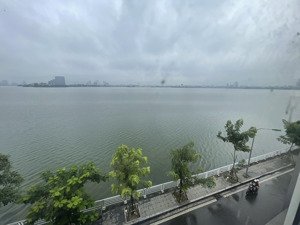 chỉ 3x tỷ có nhà mặt hồ tây - lô góc - mặt phố vip nguyễn đình thi - 6 tầng ô tô đỗ cửa 4 chiếc