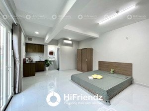 siêu phẩm studio full nội thất ban công lớn ngay sát cầu nguyễn tri phương - hàng cực ngon