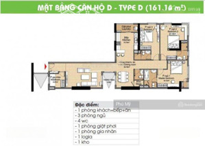 bán căn hộ 161m2, 3pn, 4wc tại the era town, phú mỹ, quận 7, tp.hcm, giá 3,6 tỷ. lh: 