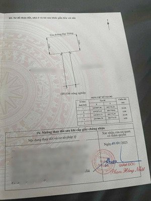 siêu phẩm mặt đường đại thắng,, hòa nghãi, dương kinh,, đường rộng 25m