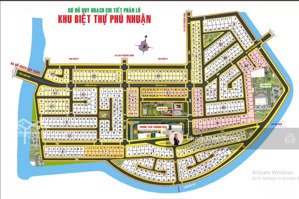 giá siêu mềm! bán gấp nền bt 238m2 kdc phú nhuận chỉ 79 triệu/m2 - đối diện global city
