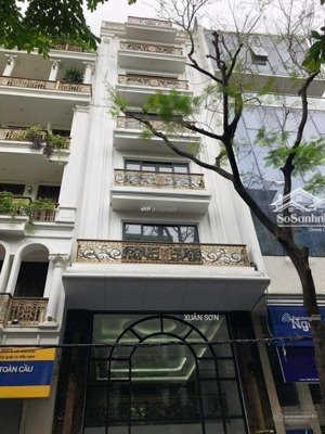 cho thuê tòa nhà trung yên - trung hòa, dt 100m*7 tầng, thang máy, mới toanh, oto đỗ, giá 70 triệu