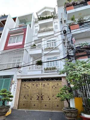 hẻm xe hơi 6m trần quang diệu phường 14 quận 3 (4.1x17m, 4 lầu thang máy) giá 17.5 tỷ