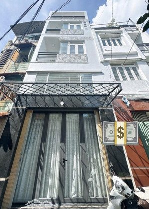 khu tân sơn nhì - hẻm xe hơi trần văn ơn nhà 5 tầng 5pn mới đẹp giá 6tỷ 380 triệu (tl)