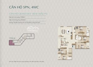 siêu phẩm penthouse 5pn diamond sky - vạn phúc city - tầm nhìn 360 sông sài gòn & hồ đại nhật