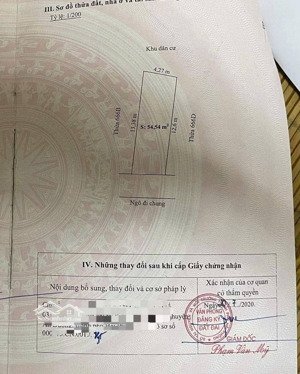 bán đất bắc sơn, an dương 54,54m2 đường 3m 1,25 tỷ