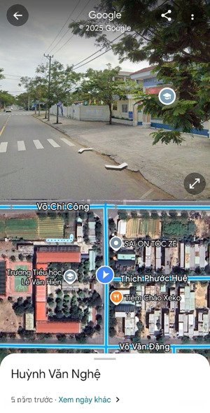 bán lô đất đường 7.5m huỳnh lắm, song song võ chí công làng đại học