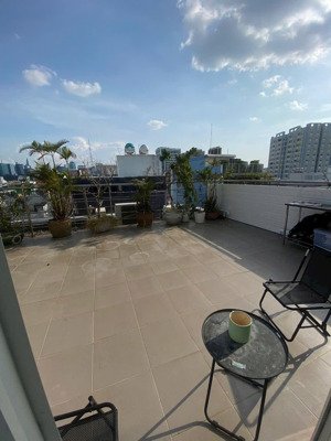 hot penthouse 1pn style hiện đại, trẻ trung sân vườn lớn city view 100m2 hiếm có gần vòng xoay đbp