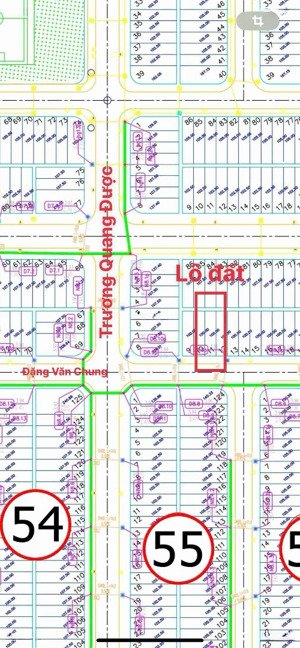 bán lô đất đặng văn chung, tây nam, sạch ,100m2 - nam hoà xuân, 5050
