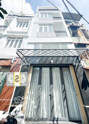 hẻm xe hơi tân sơn nhì nhà 5 tầng btct 37m2 - dtsd: 185m2 5pn, 4wc.