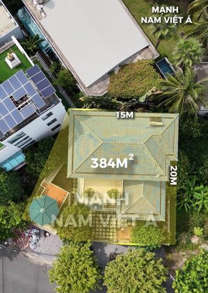 chính chủ: bán lô bt 384m2 - đường phạm tuấn tài, nam việt á gđ1 - rẻ giá tl