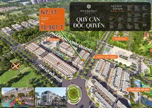 vốn 4tỷ trục thông 36m dãy n7 nam - hoàng huy new 2 - 83m2 - 5t giá rẻ 10,9 tỷ - ck 7% - vay 0% 18t