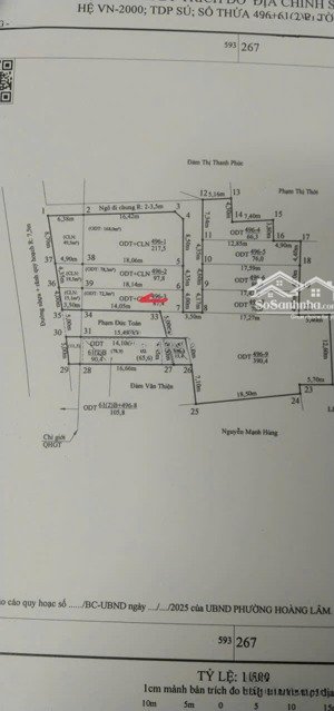 hàng hiếm trục liên thôn lâm động (cũ), thuỷ nguyên, hải phòng giá 3,1 tỷ.