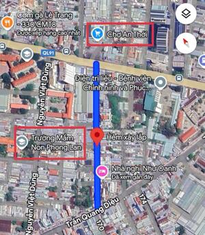 Bán Nền Khu Dân Cư Xây Lắp - Thông CMT8 & Trần Quang Diệu - Gần Chợ An Thới