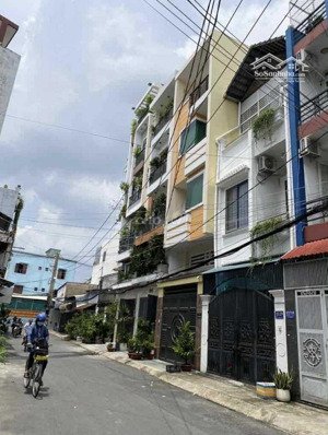 nhà đường hoàng hoa thám 59,5m2 4 tầng nở hậu, hẻm xe hơi giá chỉ 7,2tỷ