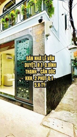 bán nhà lê văn duyệt, p.1, q.bình thạnh - căn góc hxh, 2 phút q.1 - 5.x tỷ.